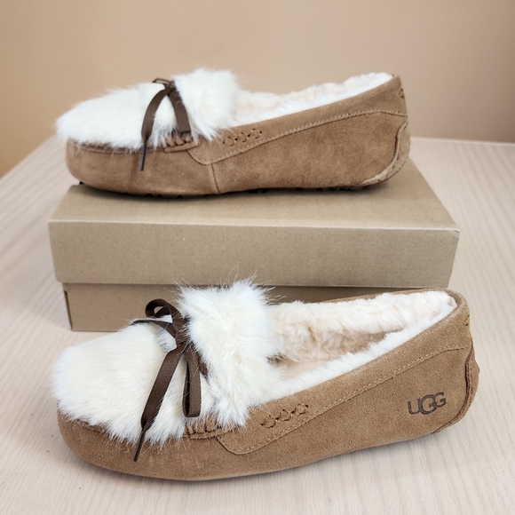 UGG Ansley Shaine moccasin slipper size 10 - Picture 3 of 7